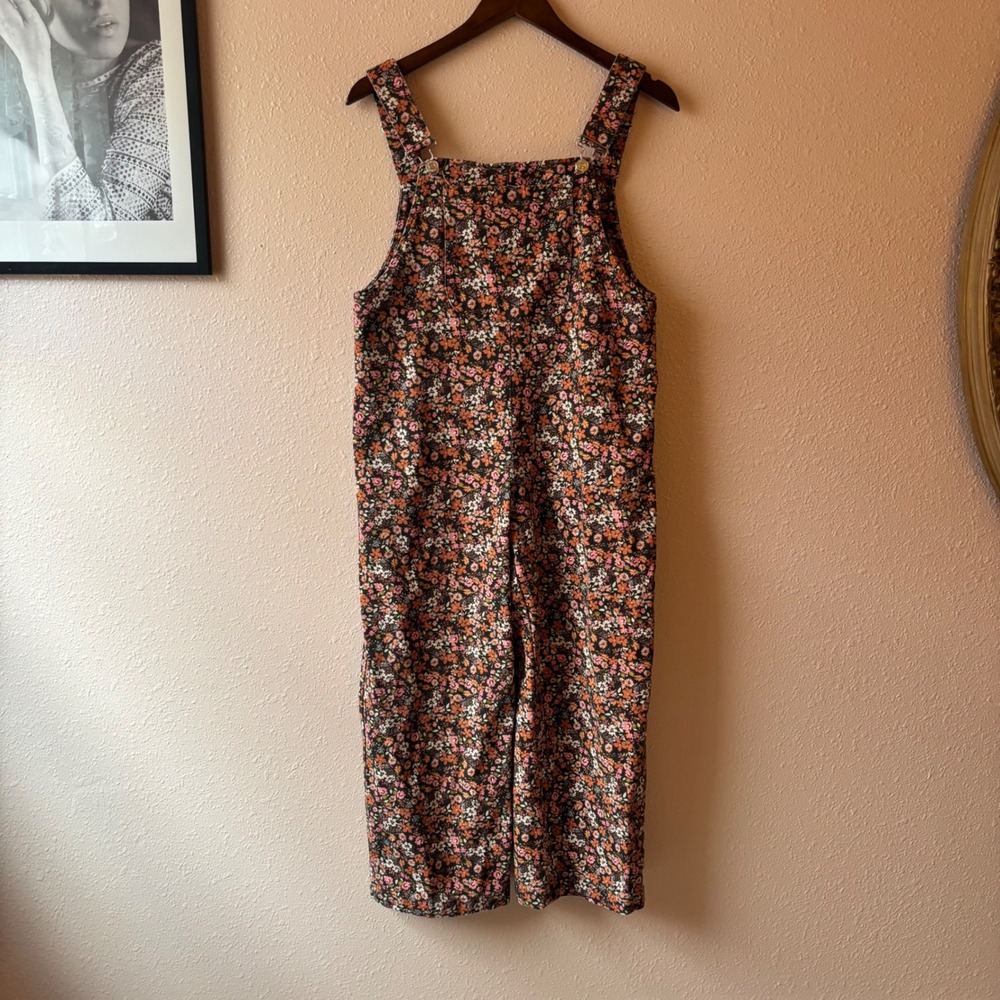 Floral Maximal Art Teacher Zara Dungaree Overalls